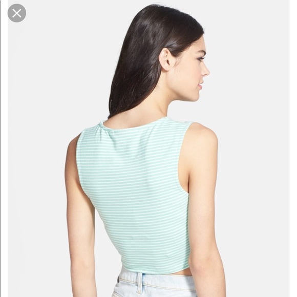 MinkPink Candy Cane Crop Top - Picture 4 of 5